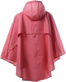 img 2 attached to QZUnique Waterproof Packable Batwing Sleeved Raincoat