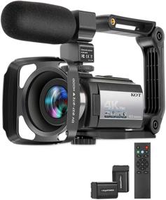 img 4 attached to 📹 High-Performance 4K Ultra HD Video Camera Camcorder with Night Vision, WiFi, 16X Zoom, and Professional Accessories