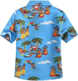 img 3 attached to 🌺 Stylish and Relaxed: SSLR Youth Big Girls Hawaiian Casual Short Sleeve Button Down Shirt