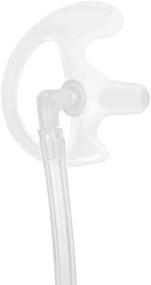 img 2 attached to 🎧 Universal Replacement Silicon Earmold Earbud for Covert Air Acoustic Earpiece - Clear, Small (Pair of 2): Compatible with Most Two-Way Radio Coil Tube Audio Kits