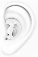 🎧 universal replacement silicon earmold earbud for covert air acoustic earpiece - clear, small (pair of 2): compatible with most two-way radio coil tube audio kits logo