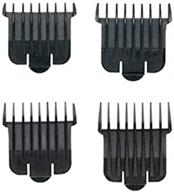🔌 andis snap-on blade attachment combs 4-comb set: convenient and versatile grooming solution logo