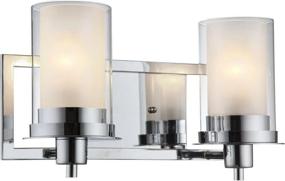 img 1 attached to 💡 Enhance Your Bathroom Lighting with the Hardware House 210454 Avalon 2-Light Wall and Bath Fixture in Chrome Finish