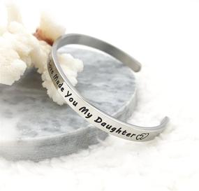 img 2 attached to 👰 JJTZX Daughter-in-Law Gift Bracelet - Celebrating the Bond: Marriage Brings You into Our Family, Love Makes You My Beloved Daughter