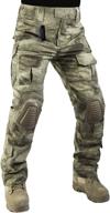 👖 zapt tactical pants: airsoft hunting bdu combat pant with knee pads - military trousers for army camo logo