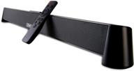 🔊 sixgo sound bar: experience rich tv audio with wired and wireless bluetooth 5.0 connectivity, 40w home theater speaker with 6 eq modes, optical/aux/rca support (black) logo