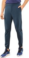 👖 crz yoga men's elastic stretchy jogger pants with side pockets - 28''/30''/32'' lightweight logo