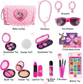 img 3 attached to 🎨 Fun-Filled Kids Makeup Kit with Smartphone and Sunglasses Combo: Unleash Your Child's Creativity!