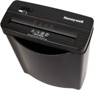 🔐 honeywell 9306f 6-sheet strip-cut paper shredder and door locks in black - safes for enhanced security logo