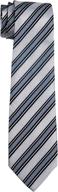 preppy stripe pattern woven years boys' accessories - neckties logo