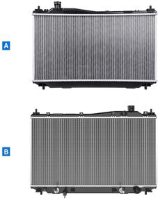 img 3 attached to 🔥 DWVO Full Radiator for Honda Civic 2001-2005 & Acura EL 2001-2005 1.7L L4 Engine | DWRD0003 Compatible