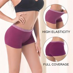 img 1 attached to Boyshort Underwear Seamless Boyshort Breathable Women's Clothing