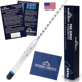 img 4 attached to 🌡️ Thermometer and ABV Tester: American Made Thermo Hydrometer
