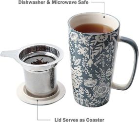 img 1 attached to 🍵 Taimei Teatime Hand-Painted Ceramic Infuser - Food Service Equipment & Supplies in Tabletop & Serveware