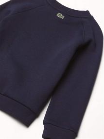 img 1 attached to Lacoste Graphic Large Crewneck Sweatshirt for Boys: Fashionable Hoodies & Sweatshirts