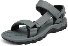 img 4 attached to NORTIV Outdoor Sandals Comfort Lightweight
