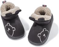 ohsofy cartoon non slip toddler boys' shoes: comfy and fun slippers logo