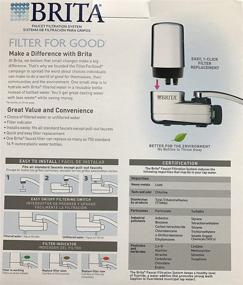 img 1 attached to 💧 Advanced Chrome Faucet Filtration System Filters for Cleaner Water