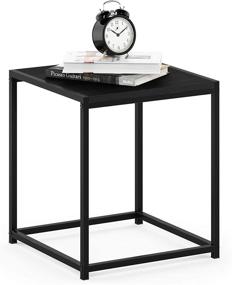 img 1 attached to 🪑 FURINNO Camnus Modern Living End Table in Americano Finish - Enhance Your Space