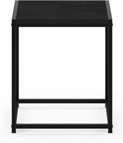 img 2 attached to 🪑 FURINNO Camnus Modern Living End Table in Americano Finish - Enhance Your Space