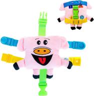 🐷 buckle toys - mini biggy pig – educational activity toy for developing fine motor skills – compact travel size logo