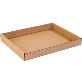 img 1 attached to Convenient Partners Brand P15122CT Corrugated Trays - Efficient and Sturdy Packaging Solution
