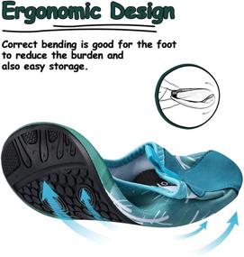 img 1 attached to Mysoft Kids Water Shoes: Quick-Drying, Non-Slip Barefoot Sports Swim Shoes for Boys & Girls - Perfect for the Beach, Pool, and More!