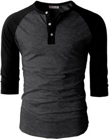 img 4 attached to 👕 Casual T Shirts for Men - H2H CHARCOALBLACK CMTTS0174 - Men's Clothing