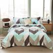 bedbay turquoise comforter geometric pillowcases logo