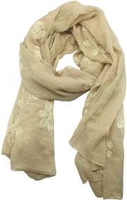 img 3 attached to Stylish Lightweight Scarves for Women's Fashion - AINOW Accessories and Scarves & Wraps