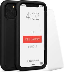 img 4 attached to 📱 Black Cellairis Bundle: Case and Tempered-Glass Screen Protector for iPhone 11 Pro