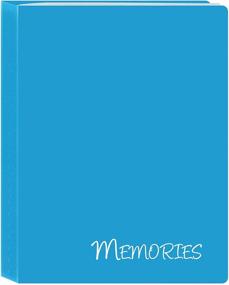 img 3 attached to 📸 Pioneer I-46M/BL 36 Pockets Mini Photo Album, Blue, 4x6 - A Memorable Journey Holder