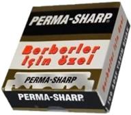 💈 professional grade: 100 perma-sharp straight edge razor blades for barber razors - new packaging! logo