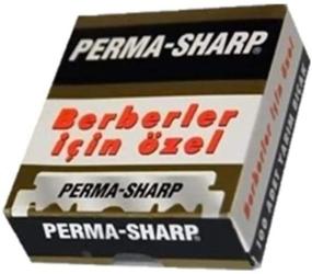 img 2 attached to 💈 Professional Grade: 100 Perma-Sharp Straight Edge Razor Blades for Barber Razors - New Packaging!