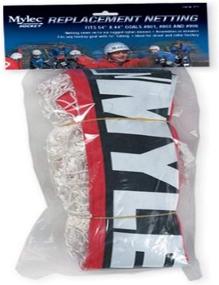 img 1 attached to ⚽ Mylec Red and White Goal Replacement Netting with Sleeve