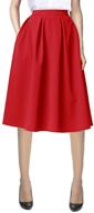 urban coco women's pleated skirt logo