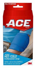 img 4 attached to 🔥 ACE Reusable Hot/Cold Neoprene Compression Wrap for Wrists, Ankles, and More - Comfortable Neoprene-Blend Wrap for Effective Relief - FBA-149633