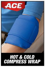 img 3 attached to 🔥 ACE Reusable Hot/Cold Neoprene Compression Wrap for Wrists, Ankles, and More - Comfortable Neoprene-Blend Wrap for Effective Relief - FBA-149633