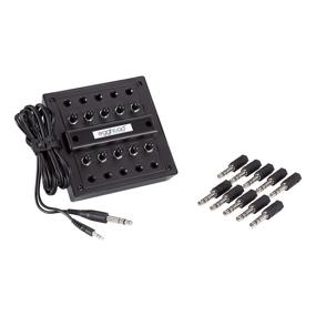 img 3 attached to 🎧 Egghead EGG-IAG-1004-SO 10-Position Stereo Jack Box: High-Quality Black Audio Hub