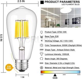 img 2 attached to 🔆 CRLight Dimmable Daylight Equivalent Filament Industrial Electrical: Illuminating Your Space with Efficiency