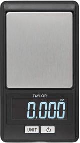 img 3 attached to 🔢 Taylor High-Precision Digital Portioning Scale with Cover, 16 ounces/500 grams, Black - Taylor Precision Products