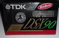 🎧 enhanced tdk ds-x 90 cassette tape for optimal blank recording logo