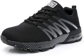 img 4 attached to Axcone Men's Running Shoes - Lightweight & Breathable 8995Gy45