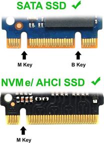 img 3 attached to 💻 I/O Crest M.2 M-Key SSD PCI-Express 2.0 x4 Adapter for Enhanced Performance