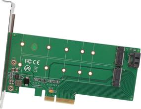 img 4 attached to 💻 I/O Crest M.2 M-Key SSD PCI-Express 2.0 x4 Adapter for Enhanced Performance