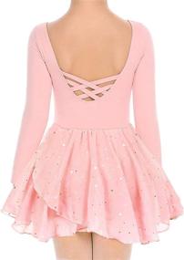 img 4 attached to Dance Outfits Costumes Crisscross Leotard