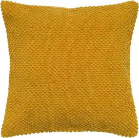 img 2 attached to 🌼 Rizzy Home T05279 Decorative Pillow, 20x20, Yellow Orange Yellow