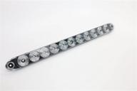 usa-made waterproof red led tail marker trailer light bar: multi-function stop turn signal, 15 inches logo
