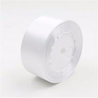 🎁 akoak 2-inch white satin ribbon – ideal for wedding & gift wrapping | 25 yards logo
