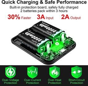 img 1 attached to 🔋 Rapthor Xbox One/X/XS Controller Battery Pack & Charger - 2800mAh Rechargeable Batteries Kit (4 Batteries + 1 Charger)